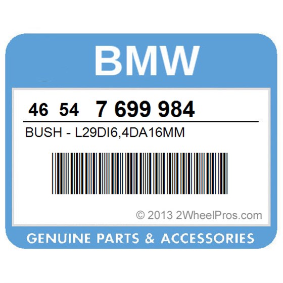 BMW 46547699984 Bush - L29di6,4Da16mm