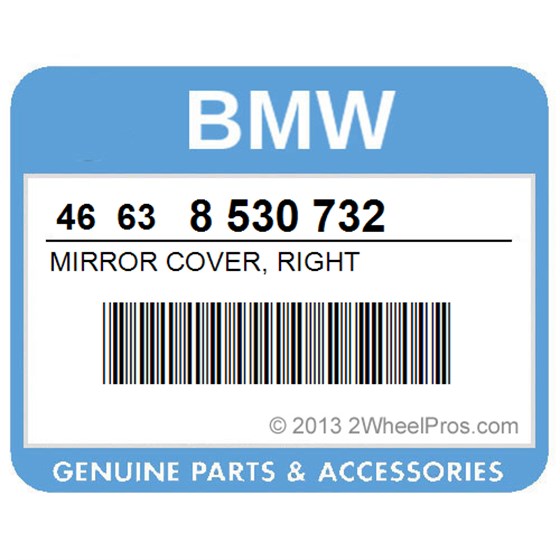 BMW 46638530732 Mirror Cover, Right