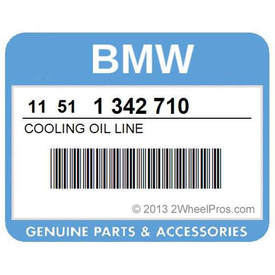 BMW 11511342710 Cooling Oil Line