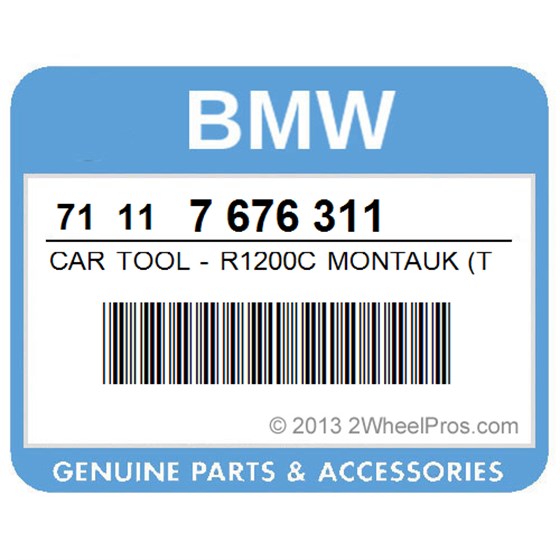 BMW 71117676311 Car Tool - R1200c Montauk (To 10/04)