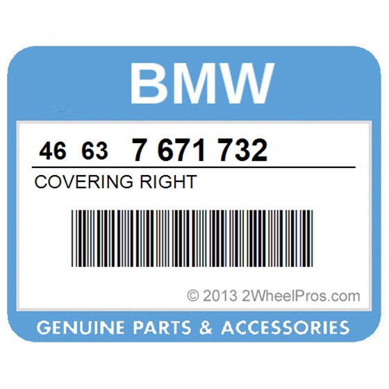 BMW 46637671732 Covering Right