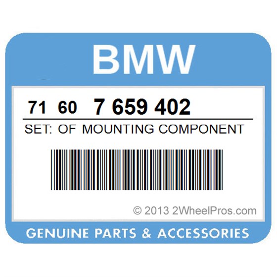 BMW 71607659402 Set: Of Mounting Components, Navigator - R1150rt