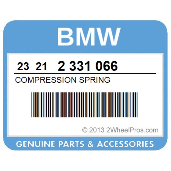 BMW 23212331066 Compression Spring