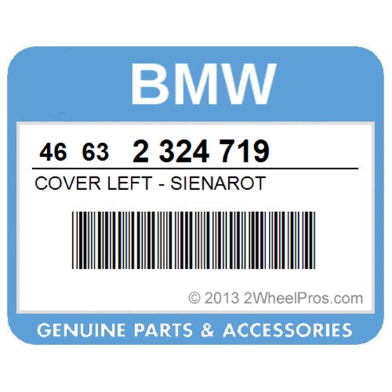 BMW 46632324719 Cover Left - Sienarot