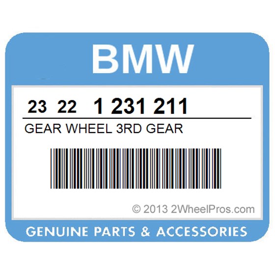 BMW 23221231211 Gear Wheel 3Rd Gear