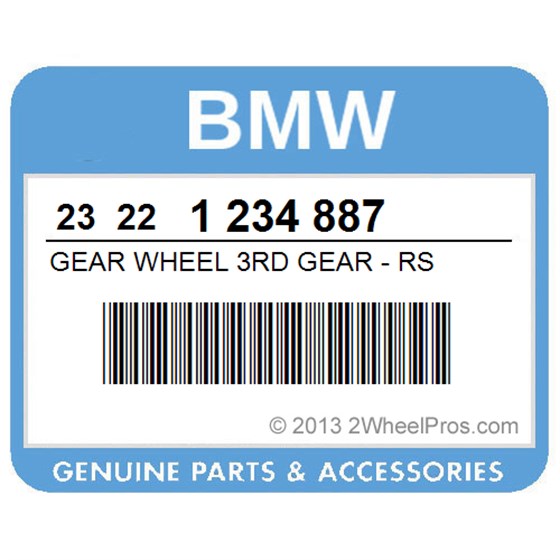 BMW 23221234887 Gear Wheel 3Rd Gear - Rs