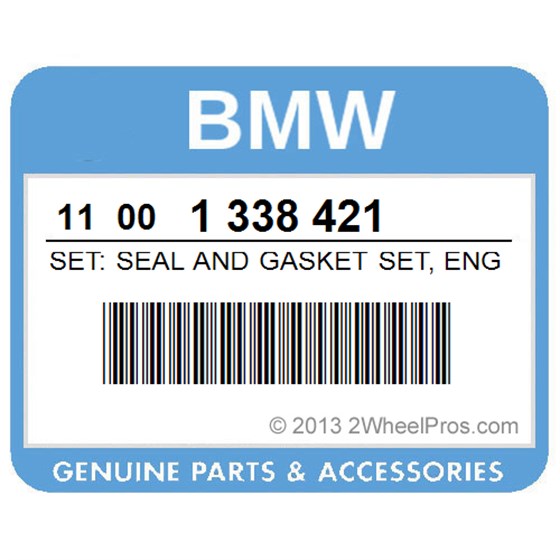 BMW 11001338421 Set: Seal And Gasket Set, Engine