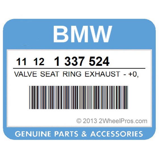 BMW 11121337524 Valve Seat Ring Exhaust - +0,4 (From 09/80)