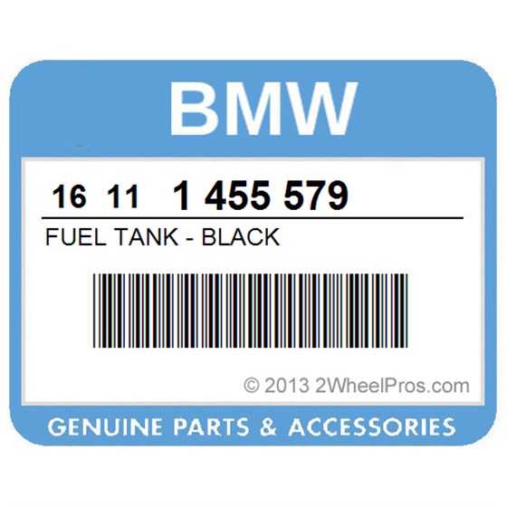 BMW 16111455579 Fuel Tank - Black