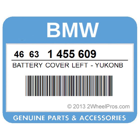 BMW 46631455609 Battery Cover Left - Yukonblue