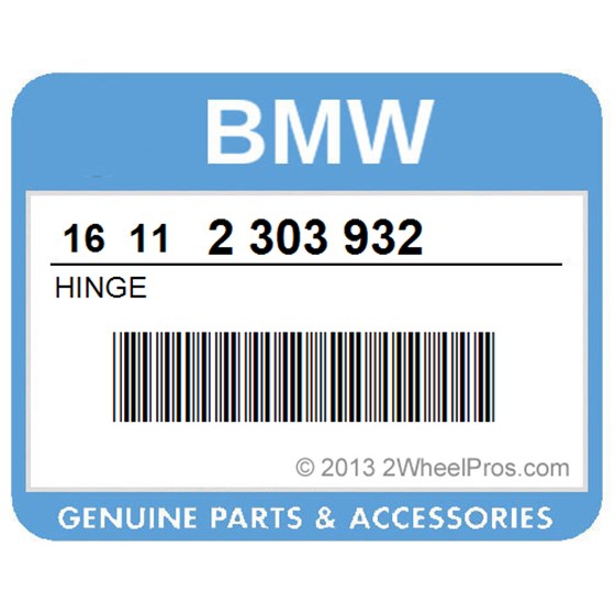 BMW 16112303932 Hinge