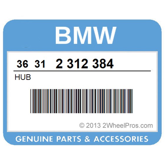 BMW 36312312384 Hub