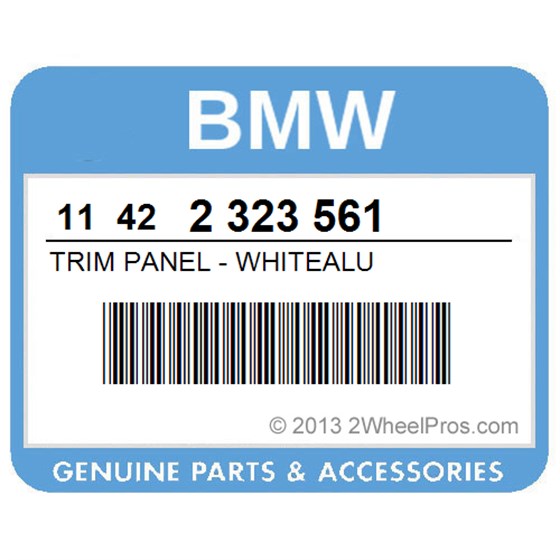 BMW 11422323561 Trim Panel - Whitealu