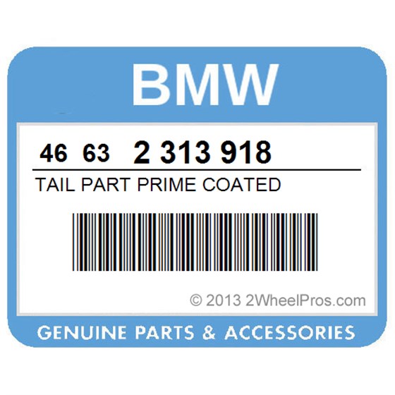 BMW 46632313918 Tail Part Prime Coated