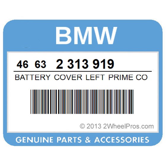 BMW 46632313919 Battery Cover Left Prime Coated