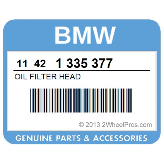 BMW 11421335377 Oil Filter Head