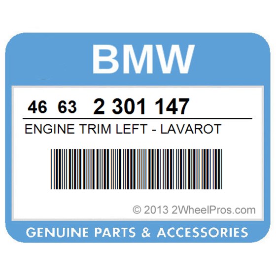 BMW 46632301147 Engine Trim Left - Lavarot