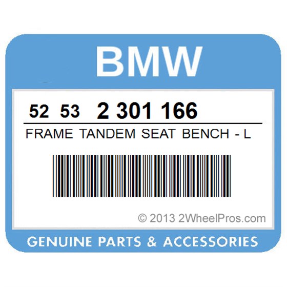 BMW 52532301166 Frame Tandem Seat Bench - Lavarot