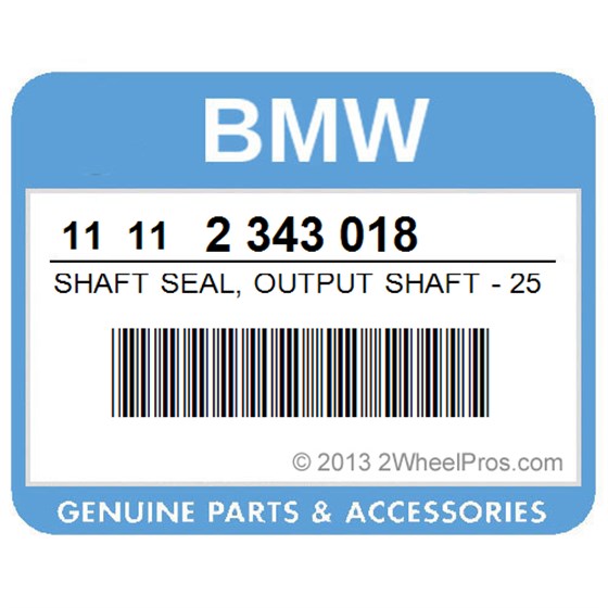 BMW 11112343018 Shaft Seal, Output Shaft - 25X40x7