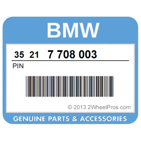 BMW 35217708003 Pin