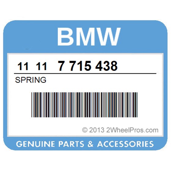 BMW 11117715438 Spring