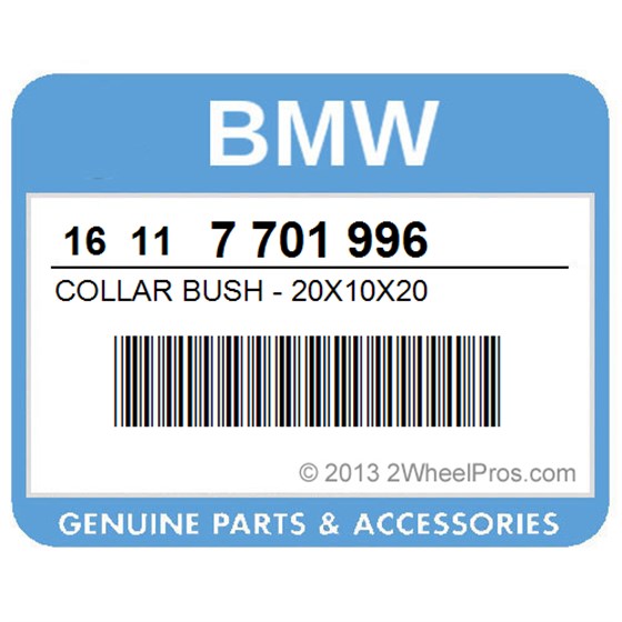 BMW 16117701996 Collar Bush - 20X10x20