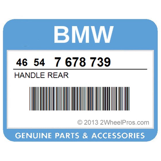 BMW 46547678739 Handle Rear