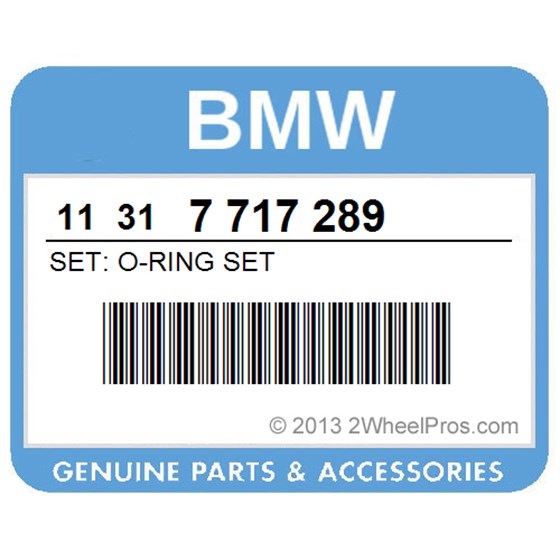 BMW 11317717289 Set: O-Ring Set