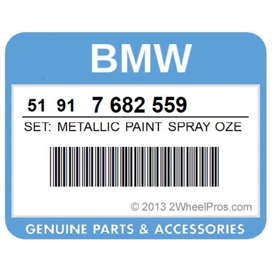 BMW 51917682559 Set: Metallic Paint Spray Ozeanblue - 948