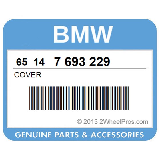 BMW 65147693229 Cover