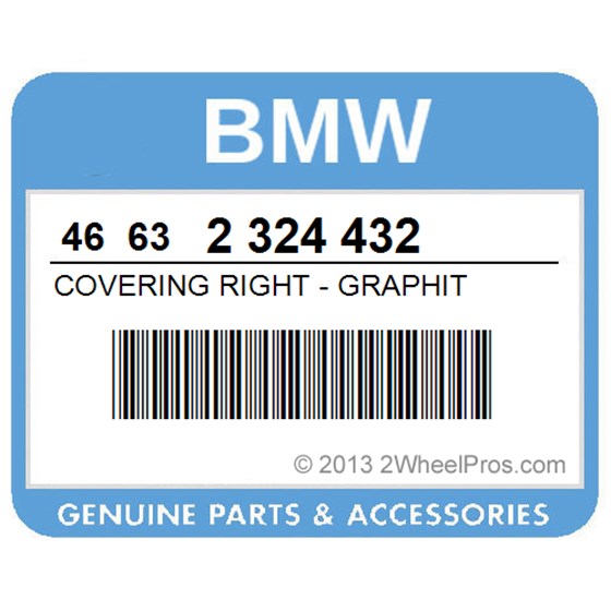 BMW 46632324432 Covering Right - Graphit