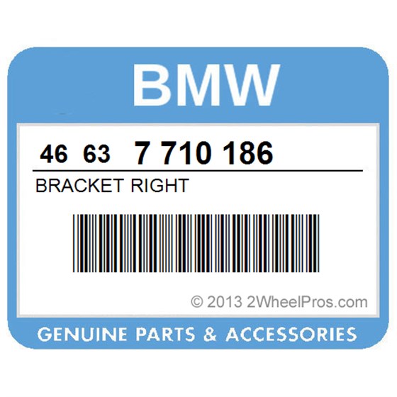 BMW 46637710186 Bracket Right