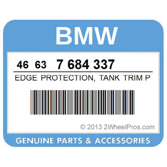 BMW 46637684337 Edge Protection, Tank Trim Panel