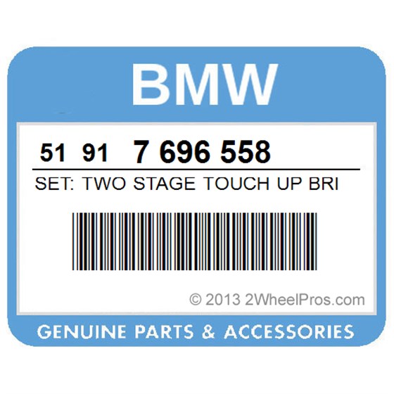 BMW 51917696558 Set: Two Stage Touch Up Bright-Yellow - M02