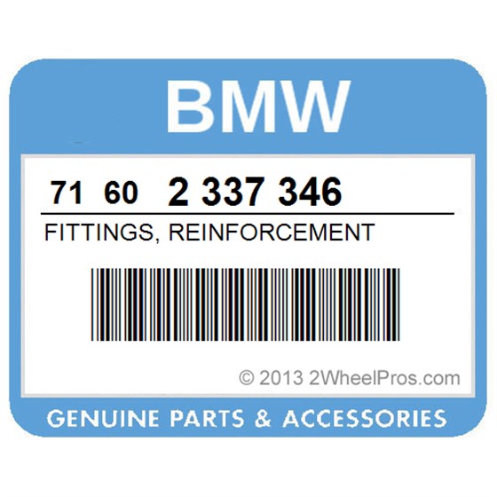 BMW 71602337346 Fittings, Reinforcement