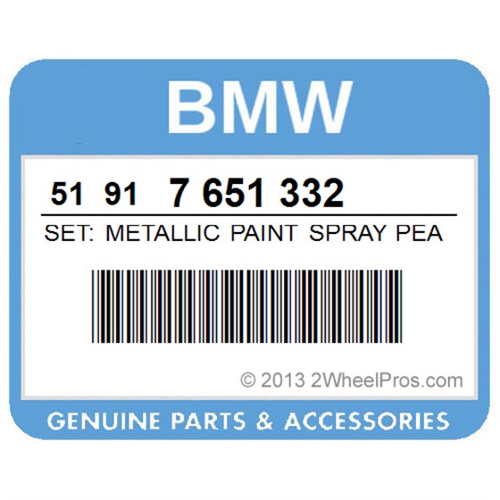 BMW 51917651332 Set: Metallic Paint Spray Peach - 388