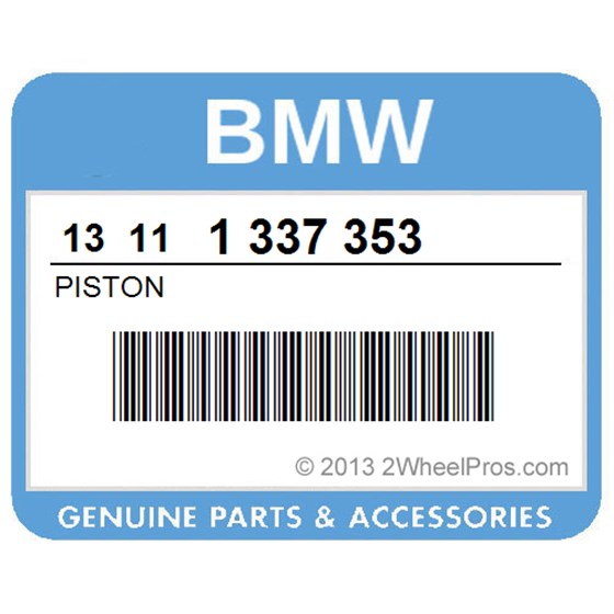 BMW 13111337353 Piston