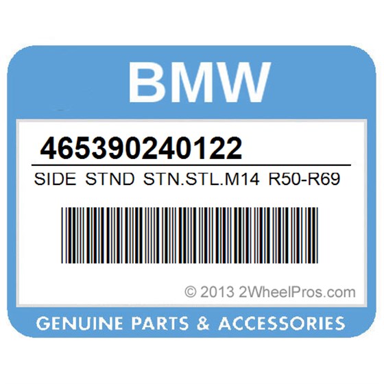 BMW 465390240122 Side Stnd Stn.Stl.M14 R50-R69s