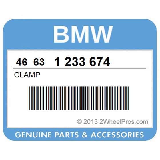 BMW 46631233674 Clamp