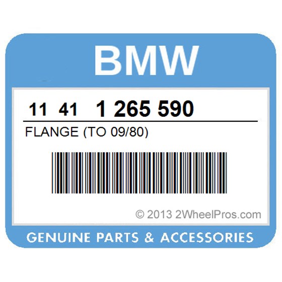 BMW 11411265590 Flange (To 09/80)