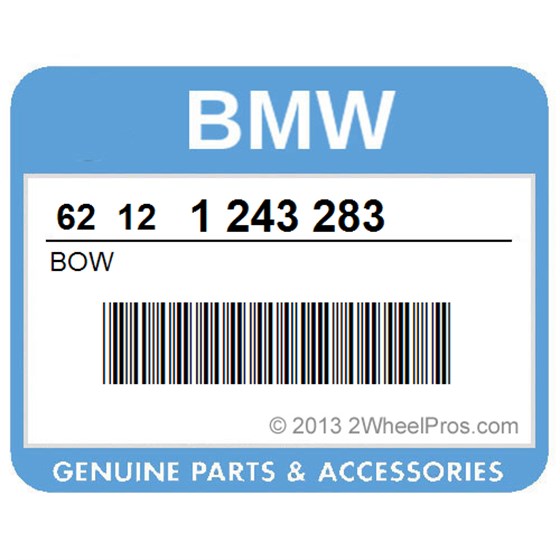 BMW 62121243283 Bow