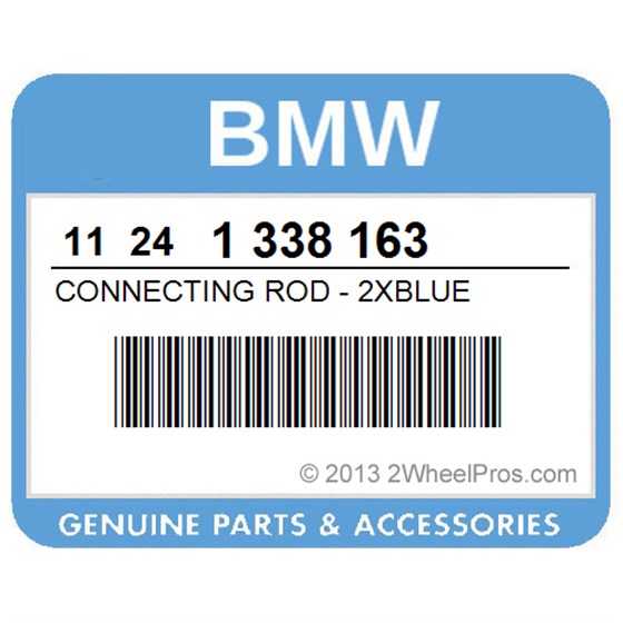 BMW 11241338163 Connecting Rod - 2Xblue