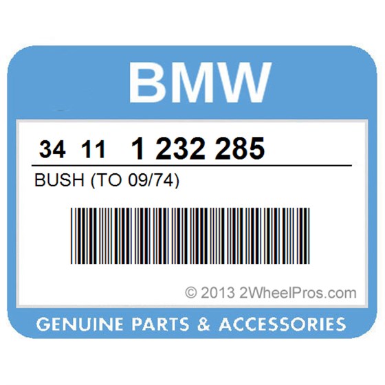 BMW 34111232285 Bush (To 09/74)