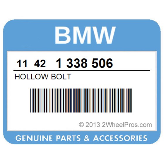 BMW 11421338506 Hollow Bolt