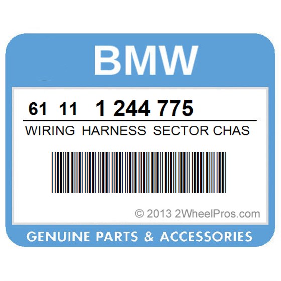 BMW 61111244775 Wiring Harness Sector Chassis