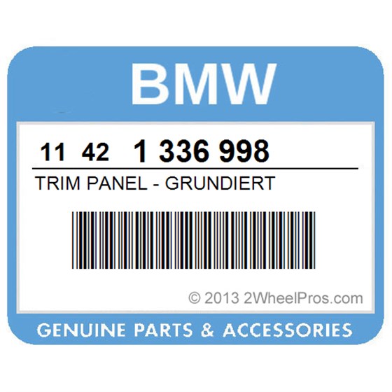 BMW 11421336998 Trim Panel - Grundiert
