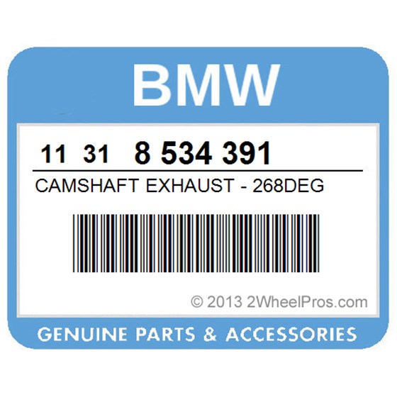 BMW 11318534391 Camshaft Exhaust - 268Deg