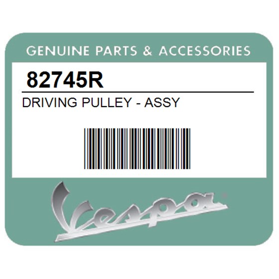 Vespa 82745R Driving Pulley - Assy