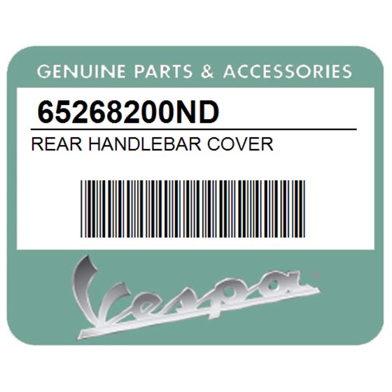Vespa 65268200ND Rear Handlebar Cover