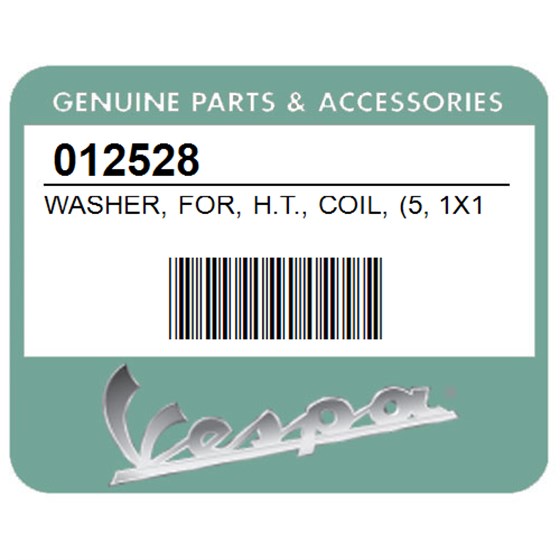 Vespa 012528 Washer, For, H.T., Coil, (5, 1X12, 2X1, 6)